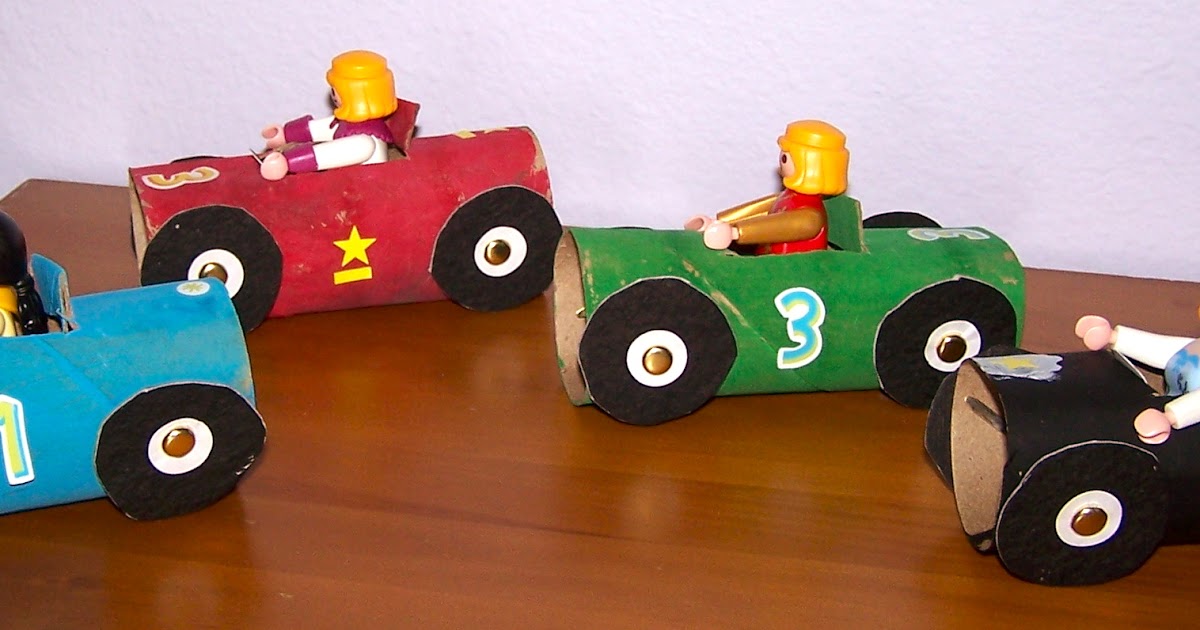 The Princess and the Tot: Toilet Paper Roll Race Cars