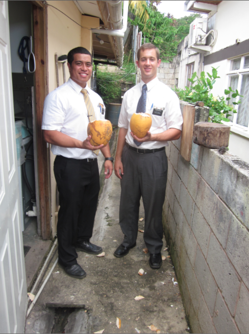 Coconuts with Eld. Hatch