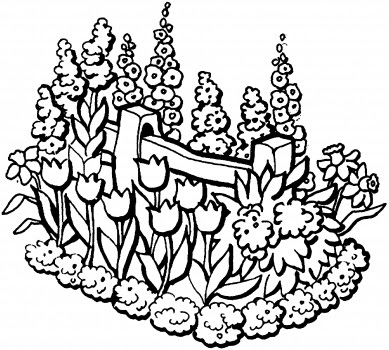 Flower Coloring Pages on Coloring Pages For Kids  Flower Garden Coloring Pages For Kids