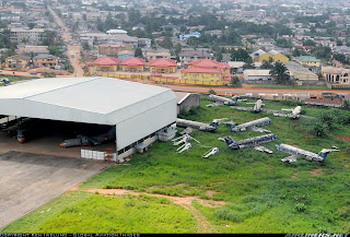 Nigeria's numerous aircraft boneyards