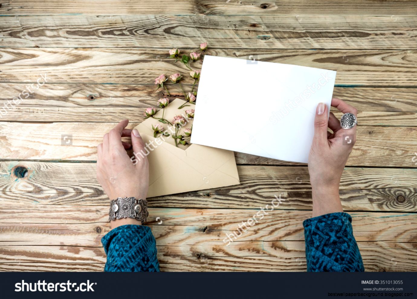 Woman Hands Holding The Letter Reading Invitation Recognition Woman Hands Holding The Letter Reading Invitation Recognition