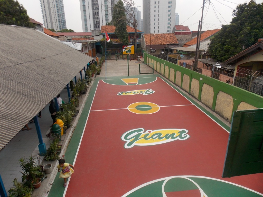 Cat Lapangan Basket Outdoor