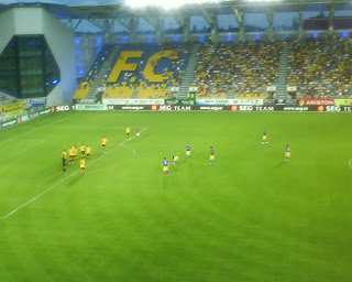 DSC08093 Super show la prezentarea “lupilor galbeni”. PETROLUL - AEK Atena 4-0 ( amical) 