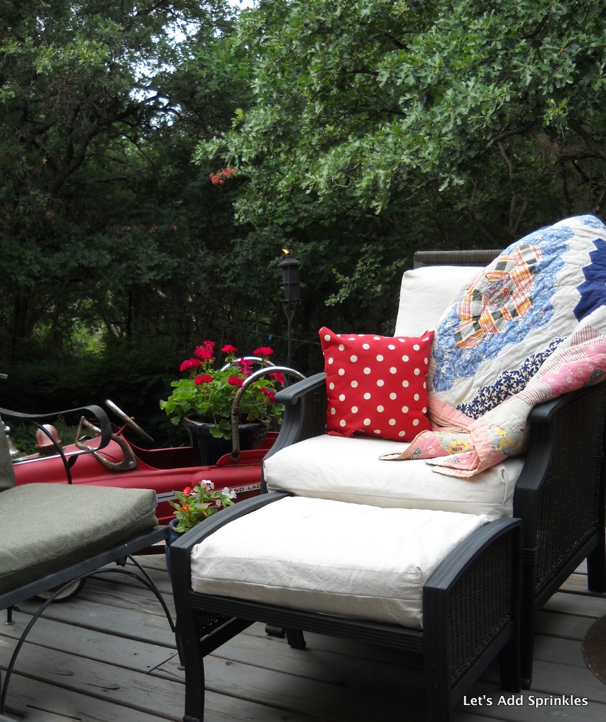 Let's Add Sprinkles New Deck Cushions Or New Deck Furniture?