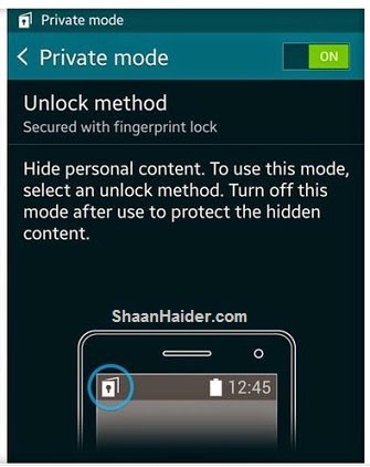 HOW TO : Use Private Mode on Samsung Galaxy S5 to Hide Private Files and Images