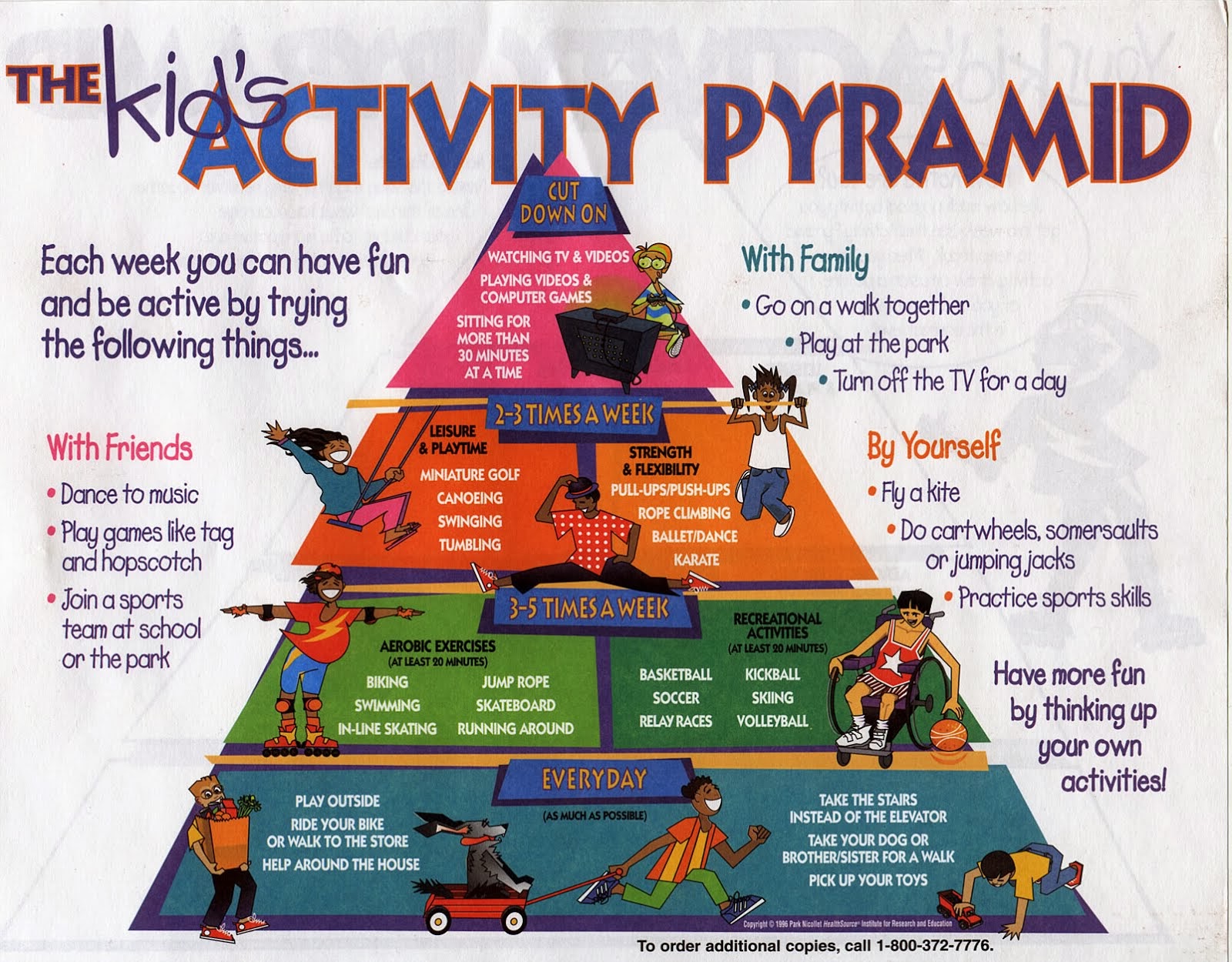 Kid's activity piramid