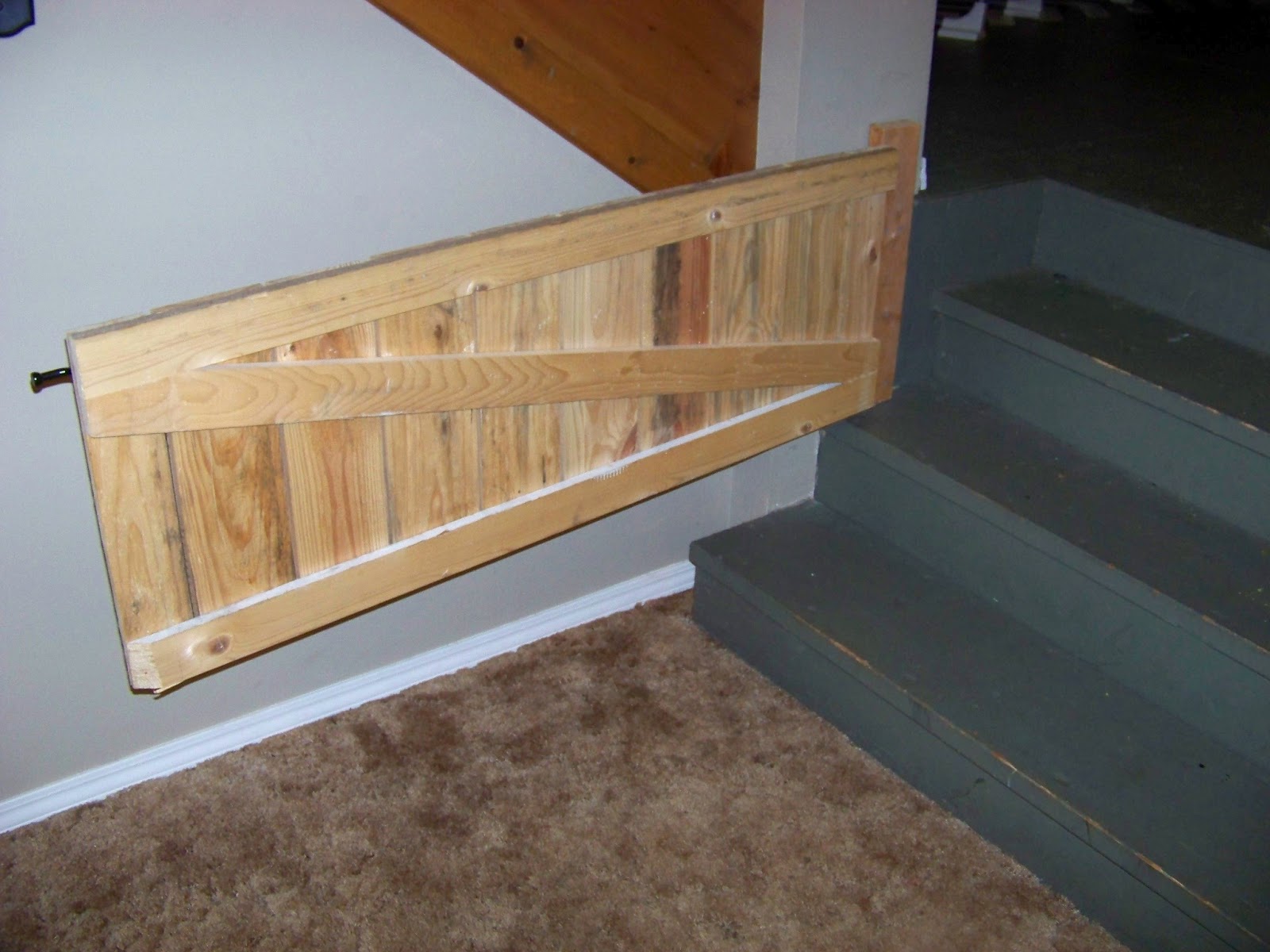 The Sunset Lane barn door baby gate