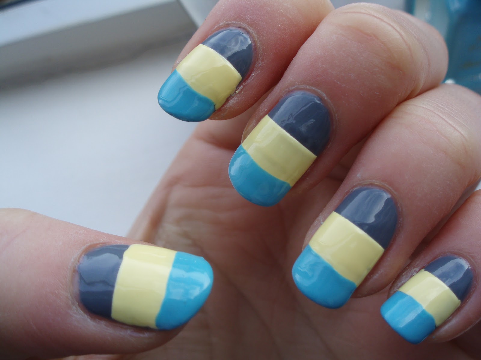 2. "Step-by-Step Color Block Nail Tutorial" - wide 4