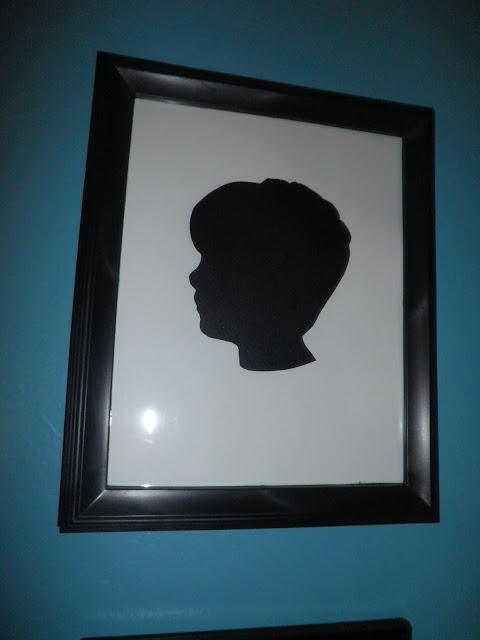 vintage silhouette art DIY children Just Peachy, Darling