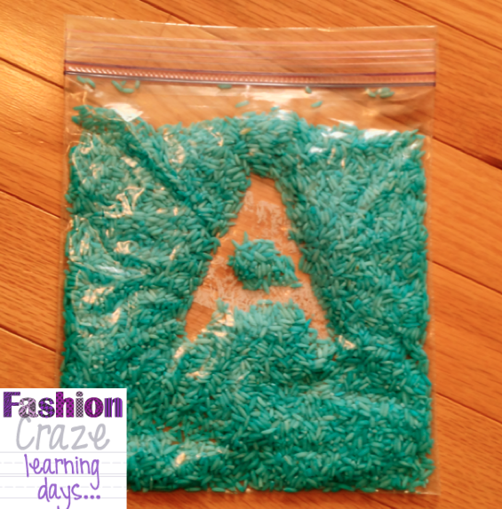 Making Gel and Rice Sensory Bags Fashion Craze Learning Days