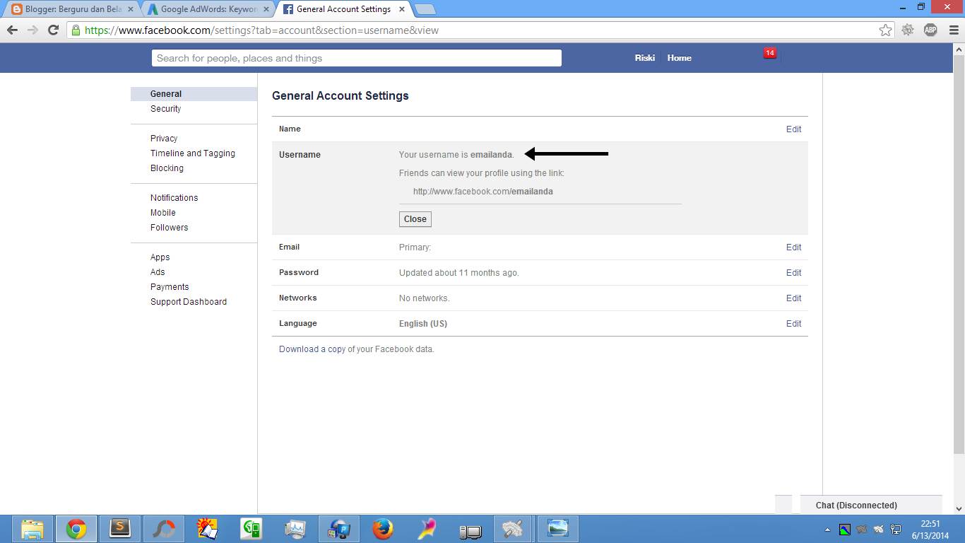 Cara Buat & Daftar Email Facebook (Gbr. 3) Cara Buat & Daftar Email Facebook (Gbr. 3)