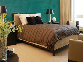 Decorating ideas for bedroom Brown and turquoise | Turquoise ...