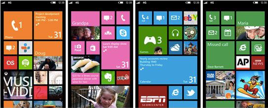 Windows Phone 8 - New Start Screen