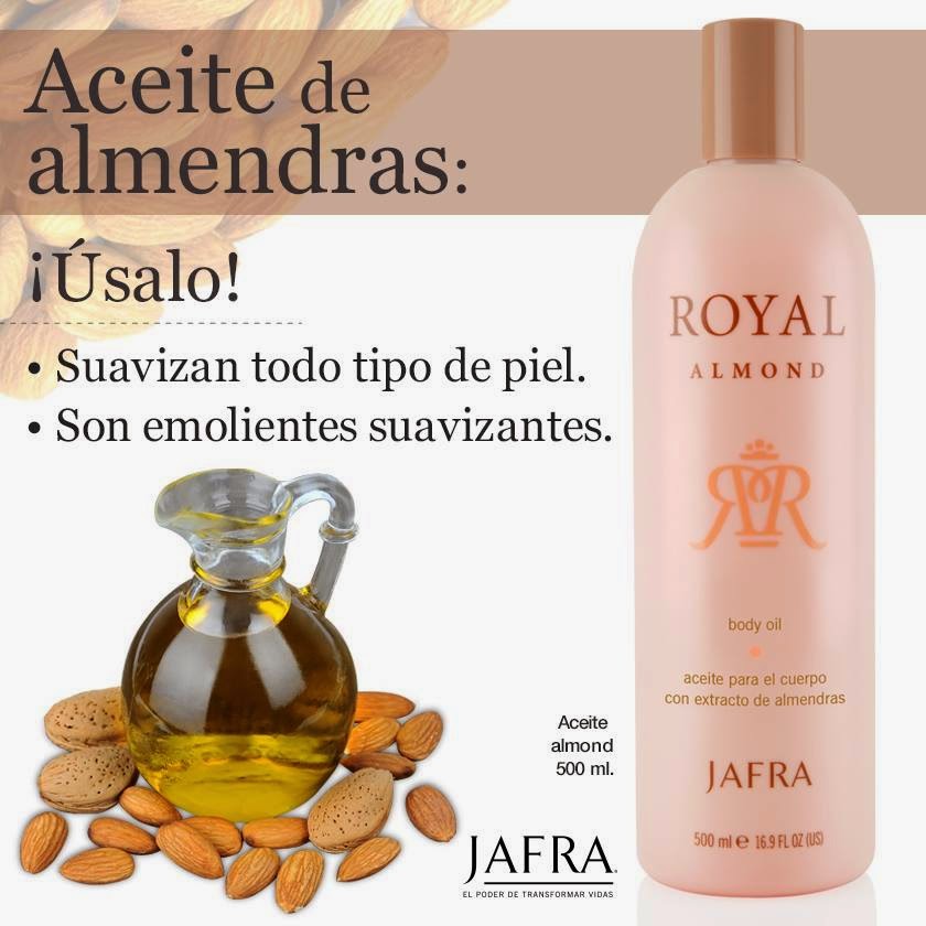 Aceite De Almendras Cuerpo Royal Almond By Jafra 250 Ml 299.00 en