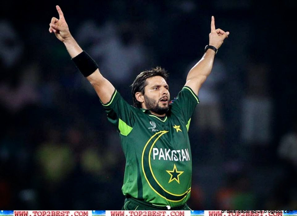 Shahid Afridi Stylish Wallpaper 2012 Shahid Afridi Stylish Wallpaper 2012