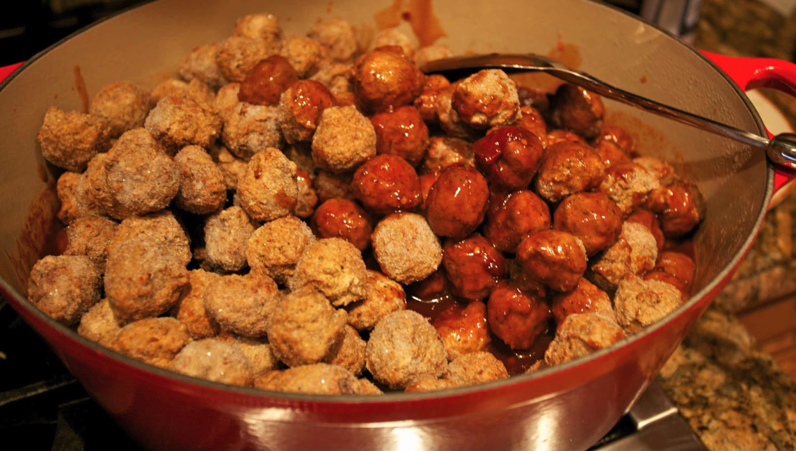 Meatballs in a Cherry BBQ Sauce