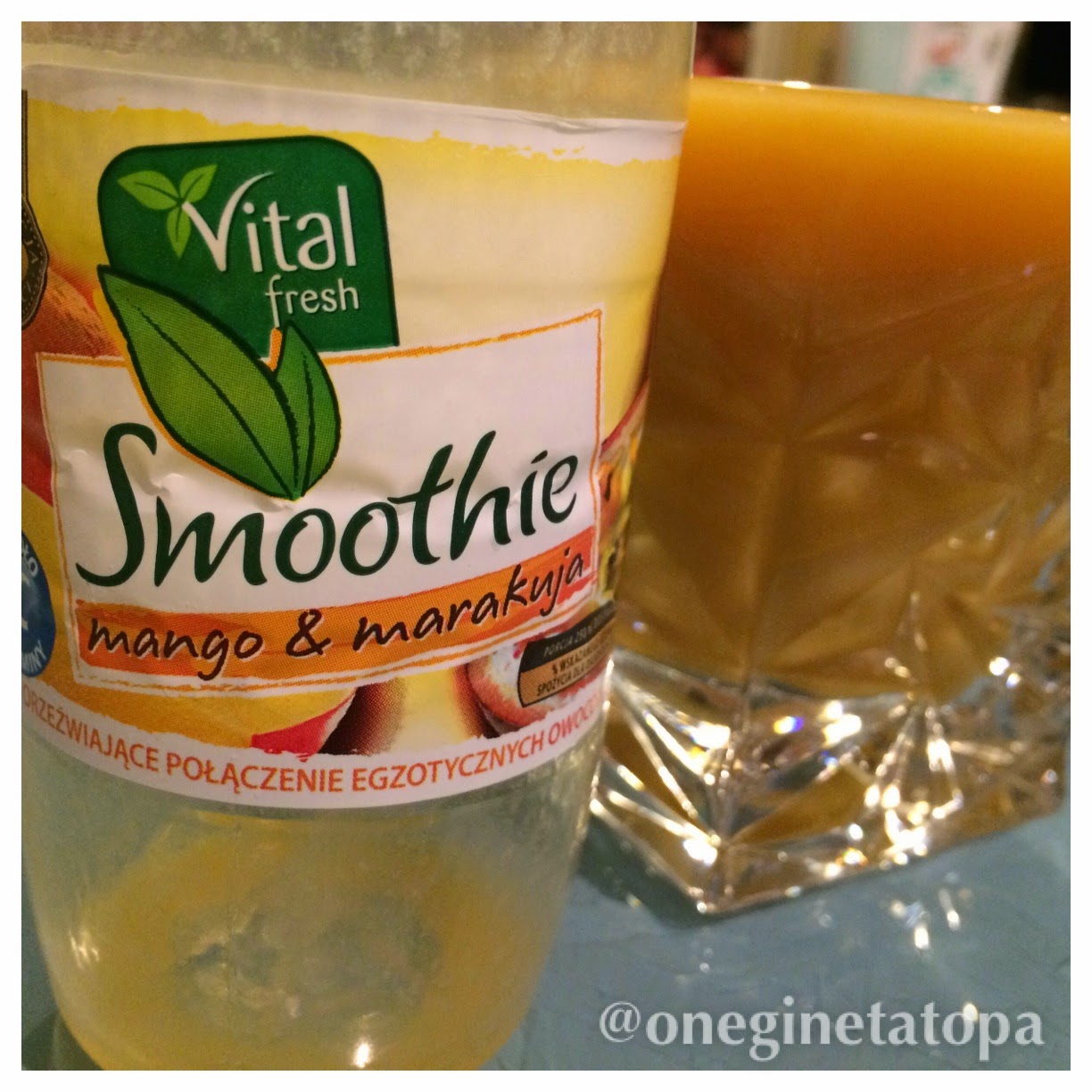 Test smoothie dzień drugi Vital fresh dwa smaki z Biedronki On