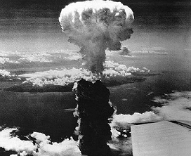 LANZAMIENTO  BOMBA ATÓMICA SOBRE NAGASAKI - JAPÓN (09/08/1945)