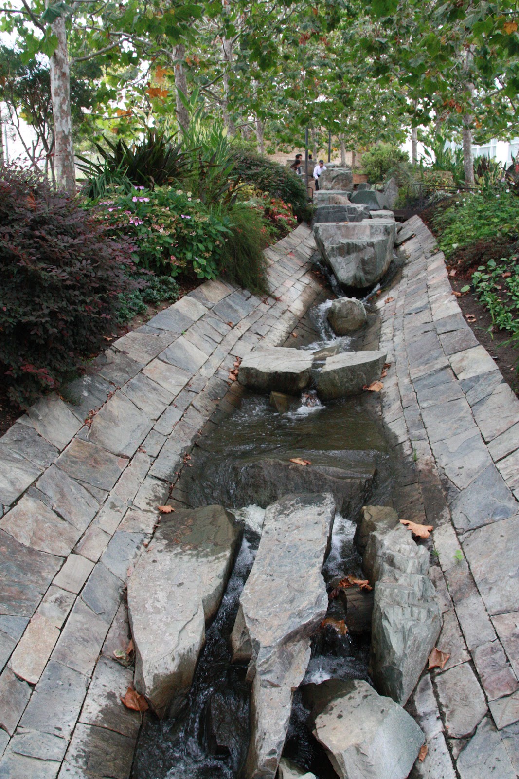 El muro vegetal: JARDÍN DEL CENTRO GETTY, LOS ANGELES