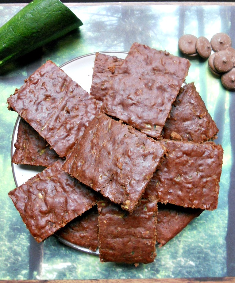 Gooey, Chocolatey, Zucchini Brownies (Vegan) HezziD's Books and Cooks