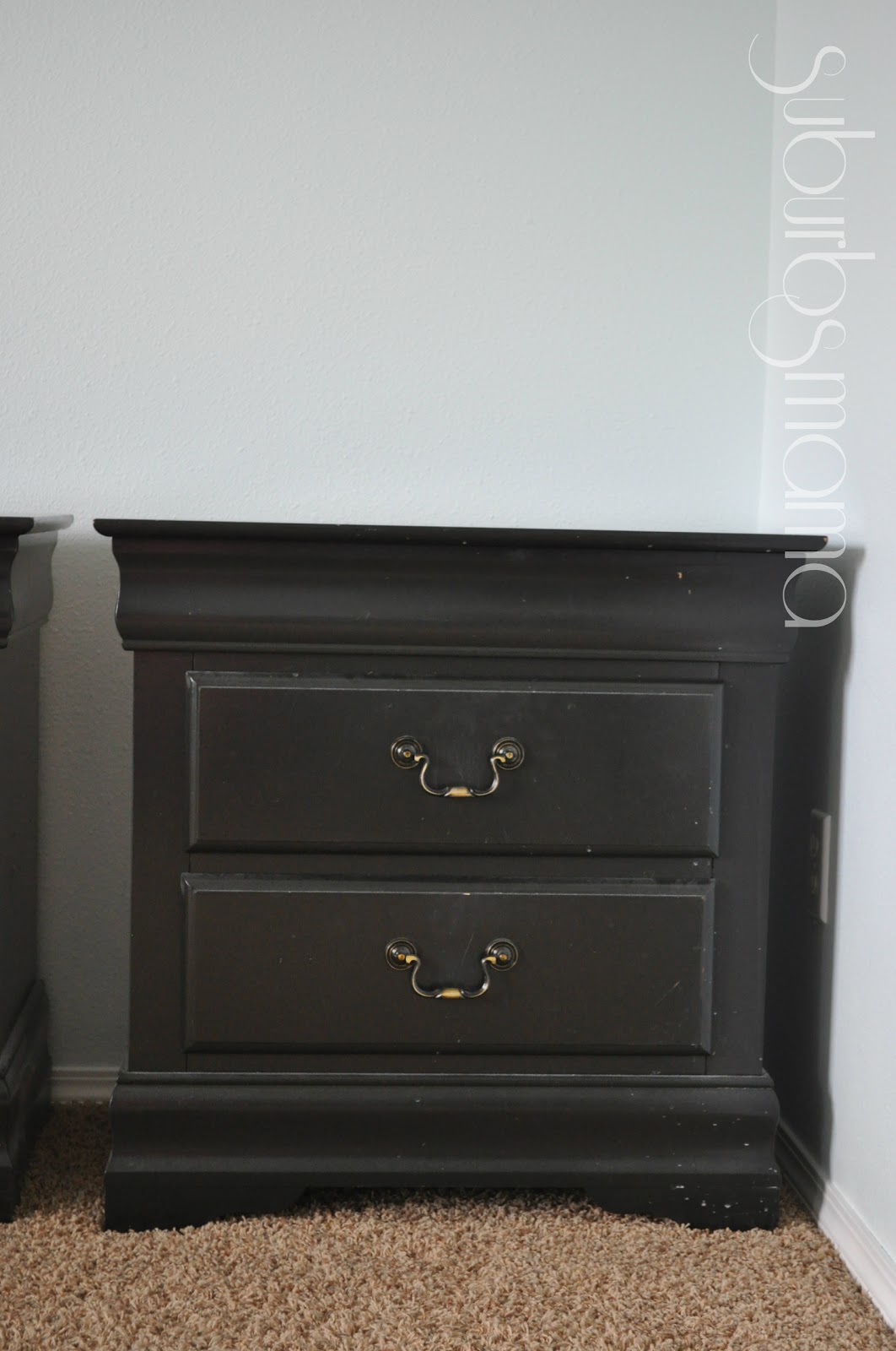 Suburbs Mama Refinishing my Night Stands