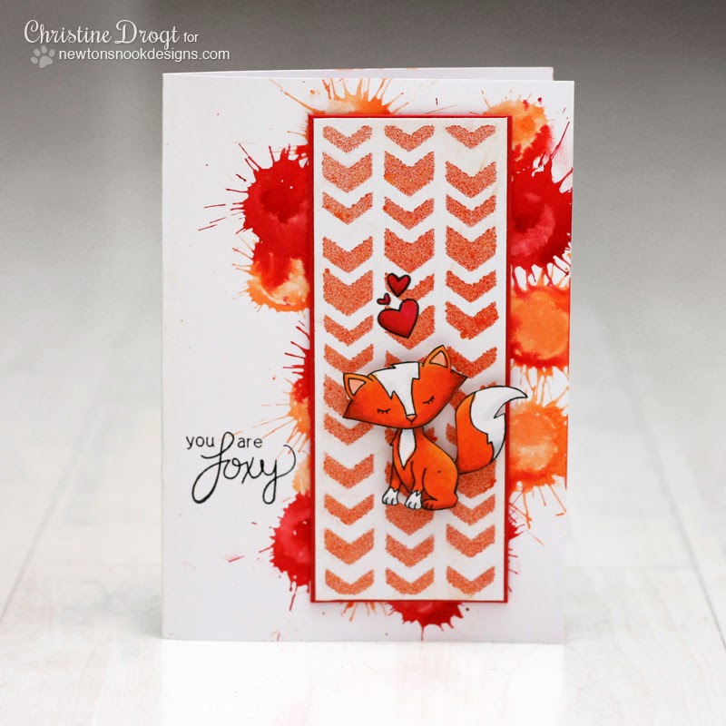 You're so Foxy Card by Christine Drogt for Newton's Nook Designs