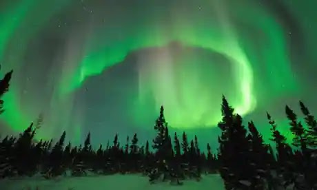 Aurora Borealis - beautiful deadly radiation crashing into the ozone layer!