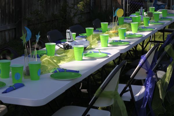 Outer Space Centerpieces