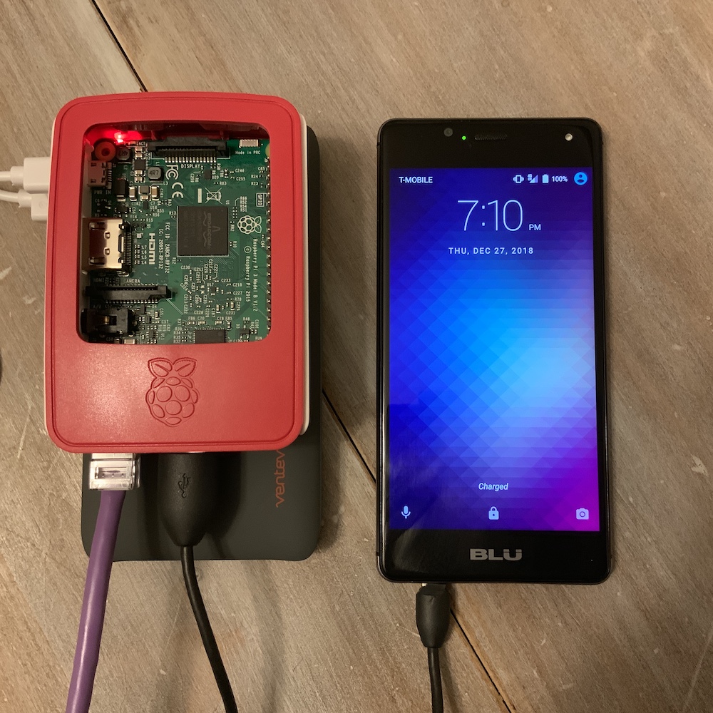Cellular Failover with an Android Phone and Raspberry Pi
