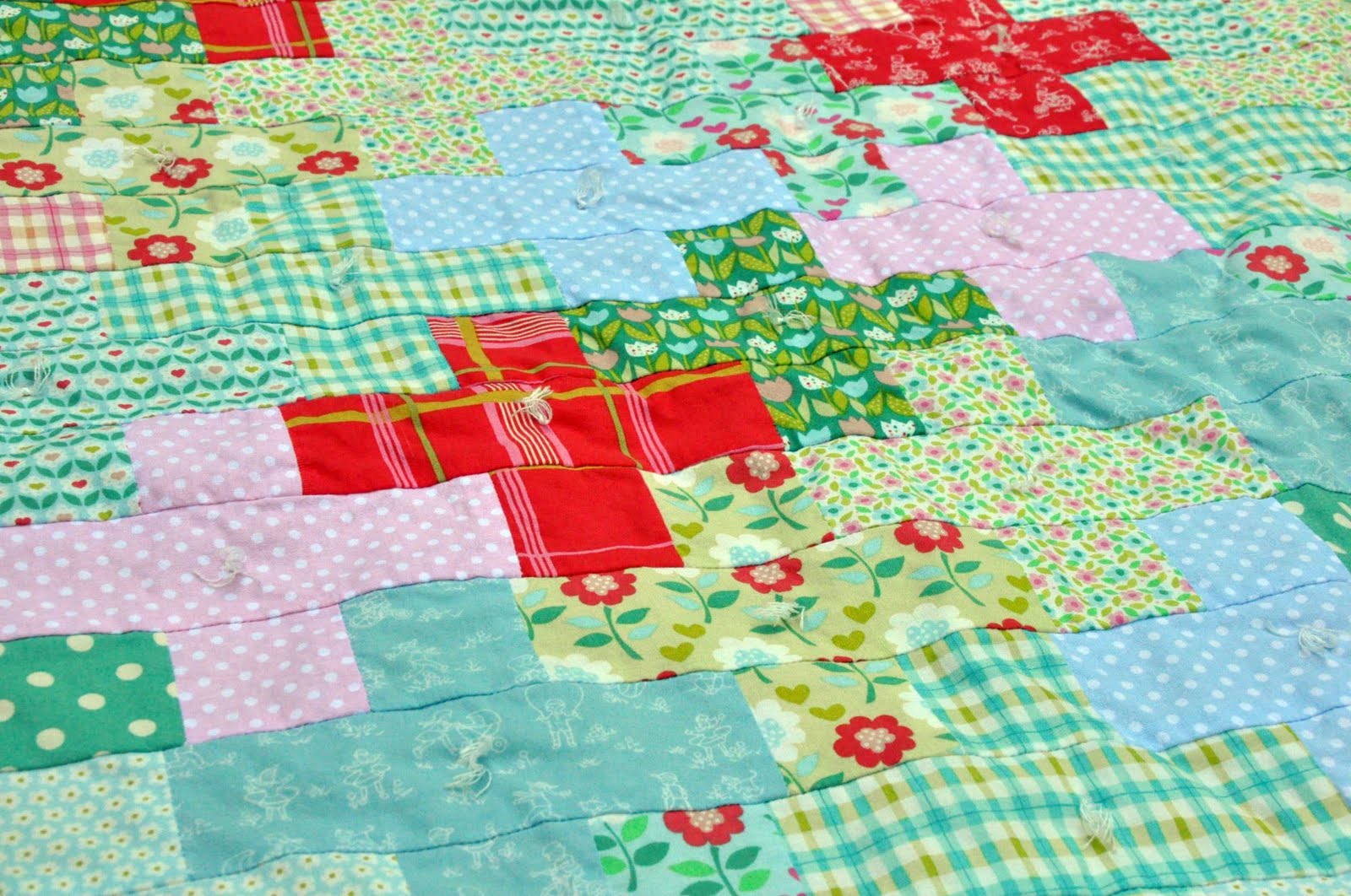baby burrito quilts Cross Quilt