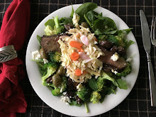 Chef Salad with Pomegranate-infused Skirt Steak