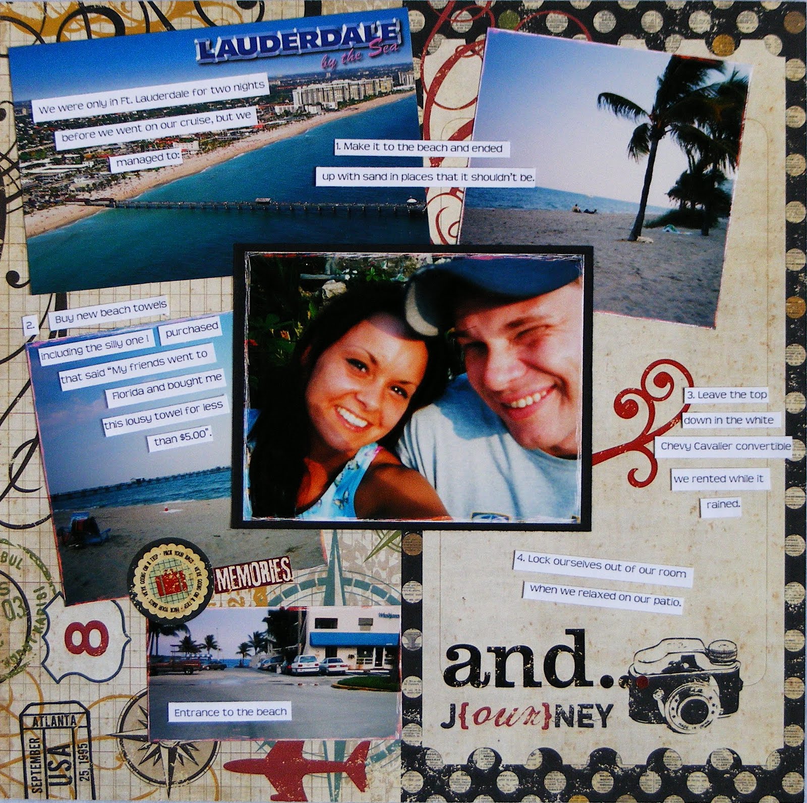 Snap & Scrap MemoryWorks Simple Stories Destinations Blog Hop