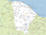 Mapa do Ceará