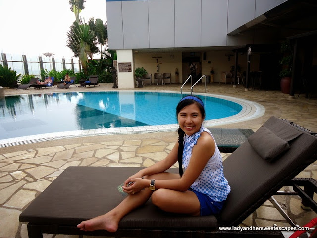 swimming pool in Changi Airport Singapore