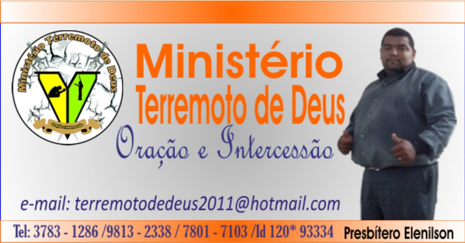 MINISTÉRIO TERREMOTO DE DEUS