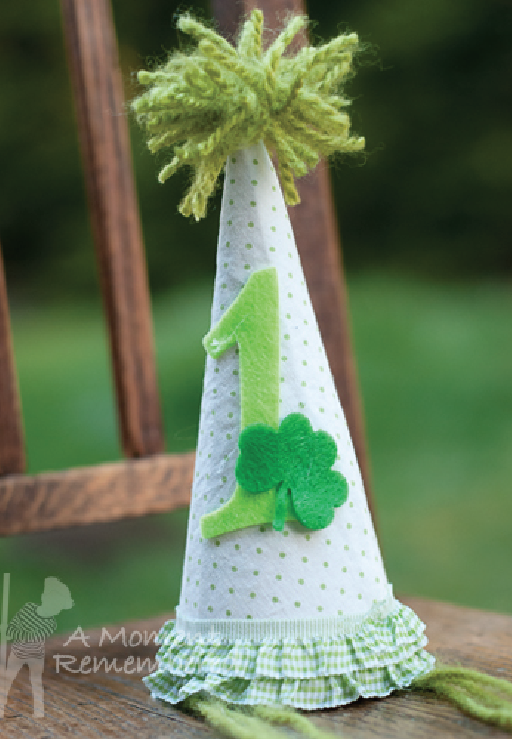 {DIY} A Simple NOSEW Boutique Style Fabric Party Hat! Itsy BelleItsy