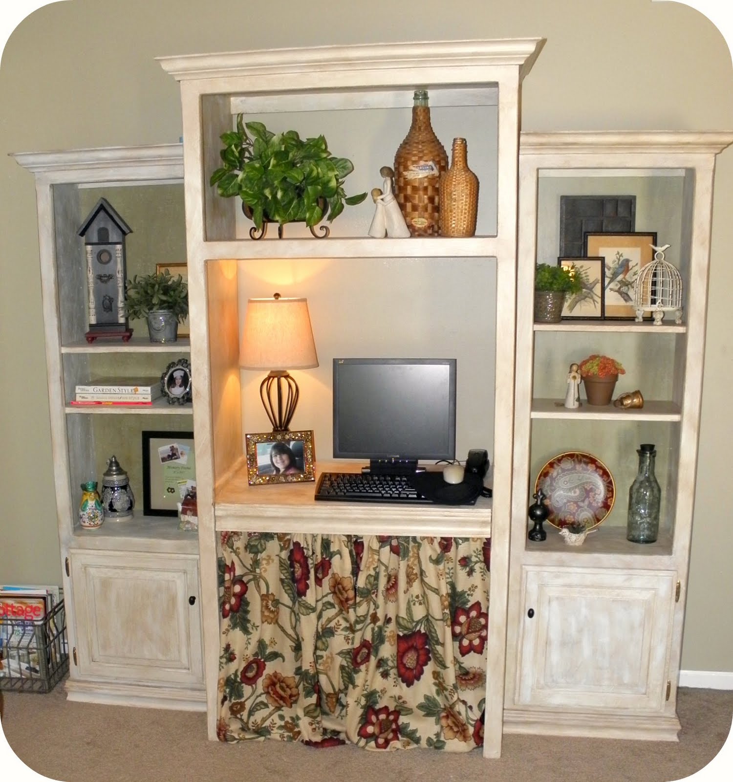 Where Beauty Meets Function Entertainment Center Redo