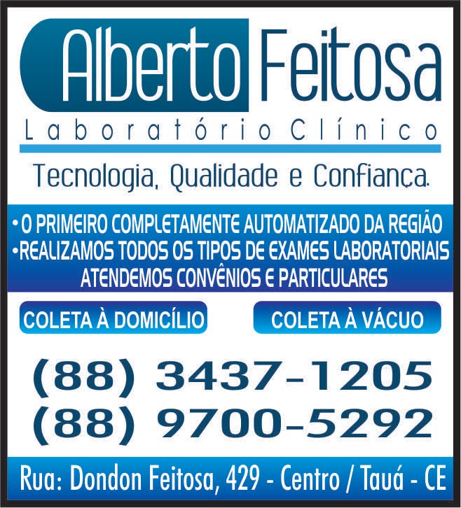 Laboratório Alberto Feitosa Lima - Tauá.