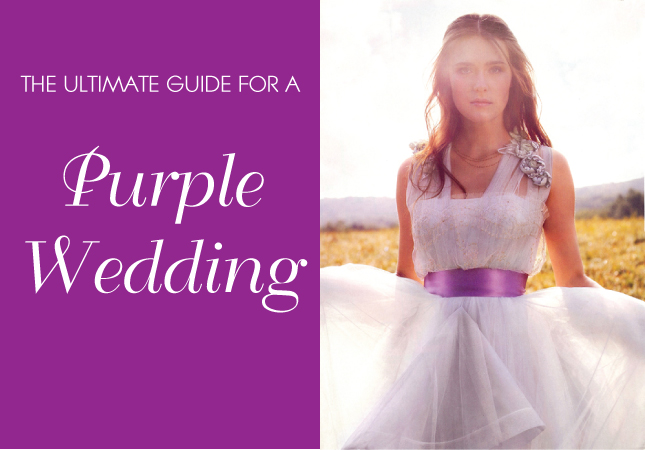 Here 39s a carefully curate collection of purple wedding ideas to make your