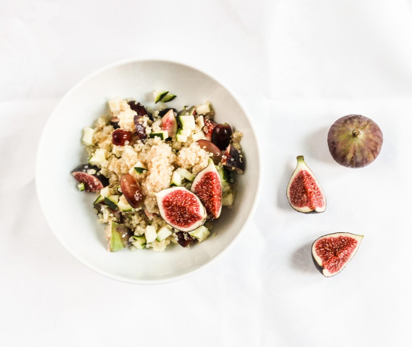 eat like you love yourself Quinoa and Fig Salad