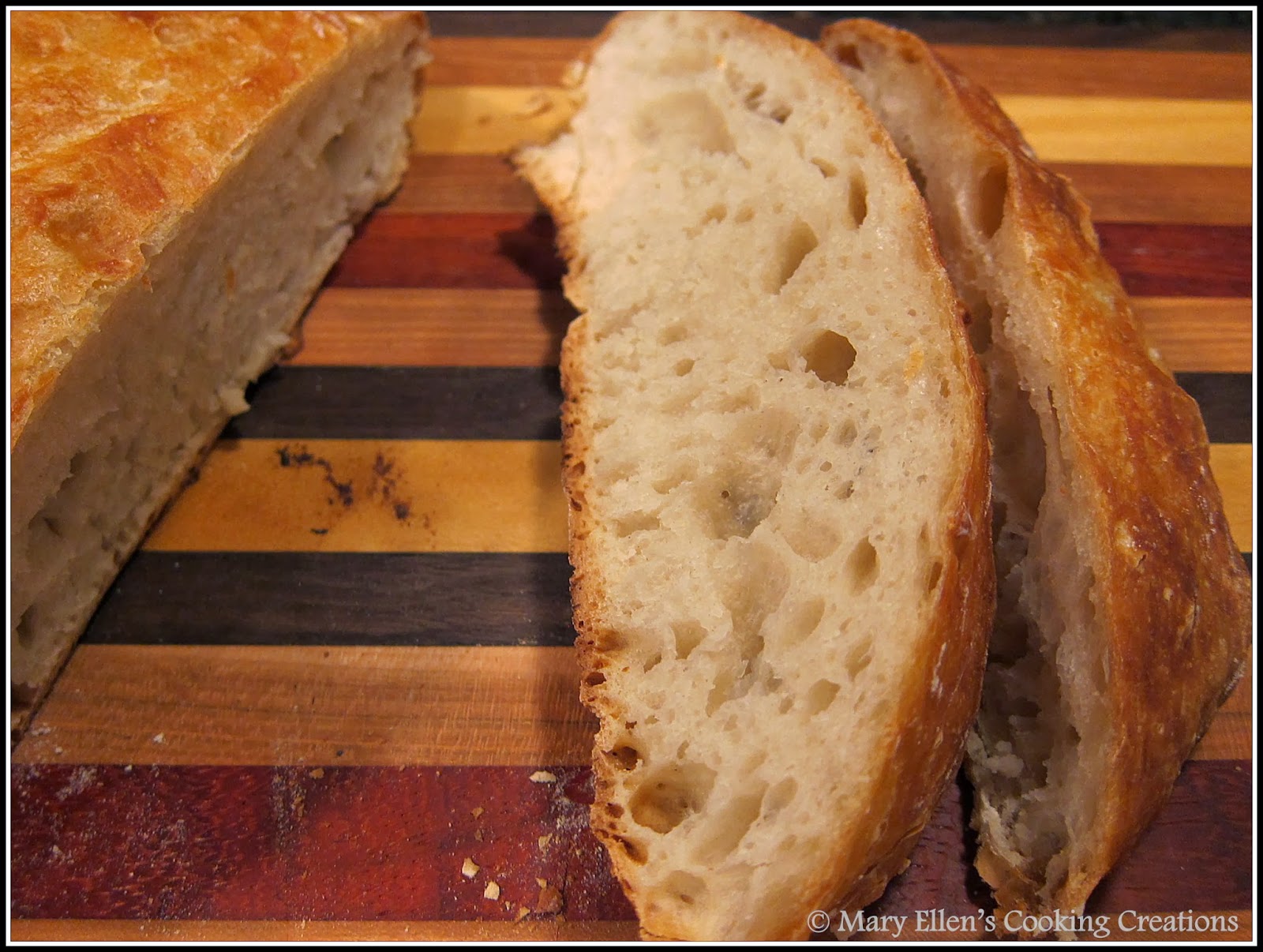 Mary Ellen's Cooking Creations Easy, NoKnead Dutch Oven Crusty Bread