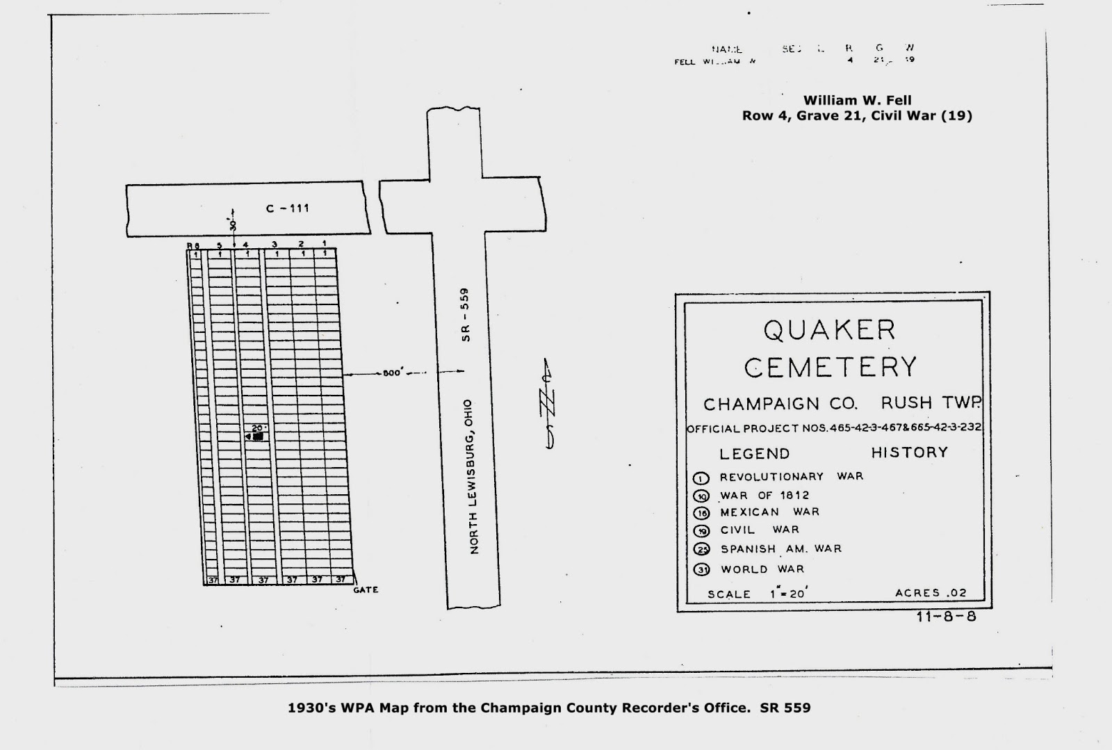 Exploring Almost Gravesites in the Great State of Ohio WPA