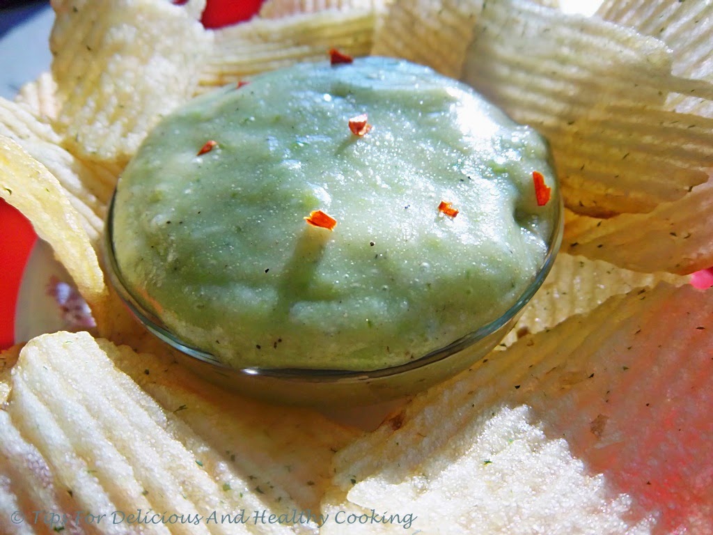 TIPS FOR DELICIOUS AND HEALTHY COOKING Green Dip
