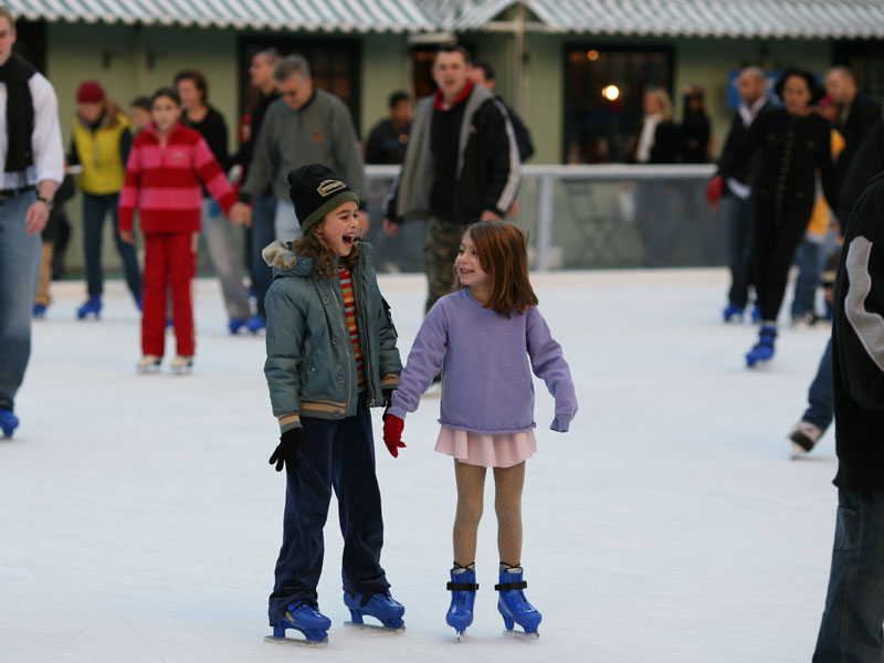 Ice Skating Family