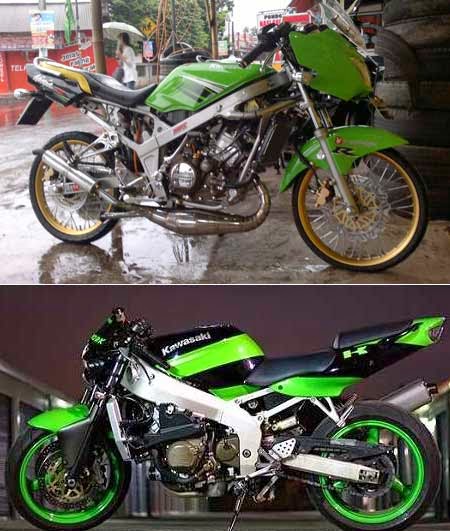 Modifikasi Ninja 150 R: Koleksi Ide, Gambar & Harga | Spek Motor