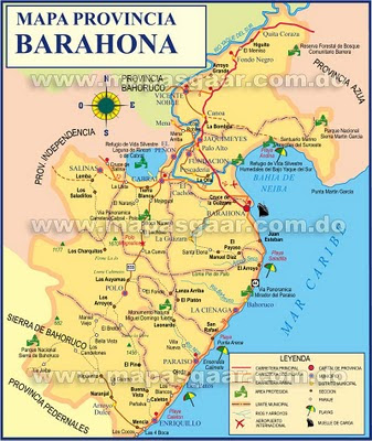 Mapa Provincia Barahona.