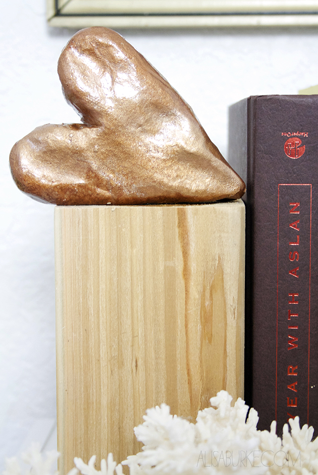 alisaburke air dry clay bookends