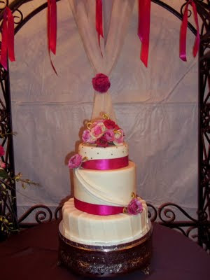 Here is it is with her Cake Topper on it looks beautiful and tasty