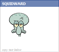 Squidward - New Facebook Emoticon