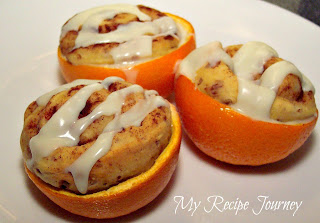 Cinnamon Rolls Grilled in Orange Peels!